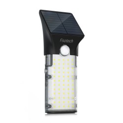 Mozgásérzékelő napelemes lámpa, FISOTECH SOLAR-W3 levehető reflektor